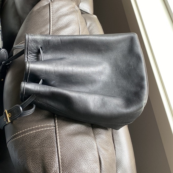 Vtg Coach legacy drawstring 9165 Leather bag - Picture 4 of 5